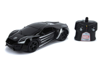 Marvel Black Panther 1:16 Lykan Hypersport RC Radio Control Cars, Toys for Kids and Adults