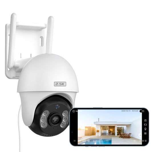 bizv 2.5K Outdoor Security Camera, 360° View