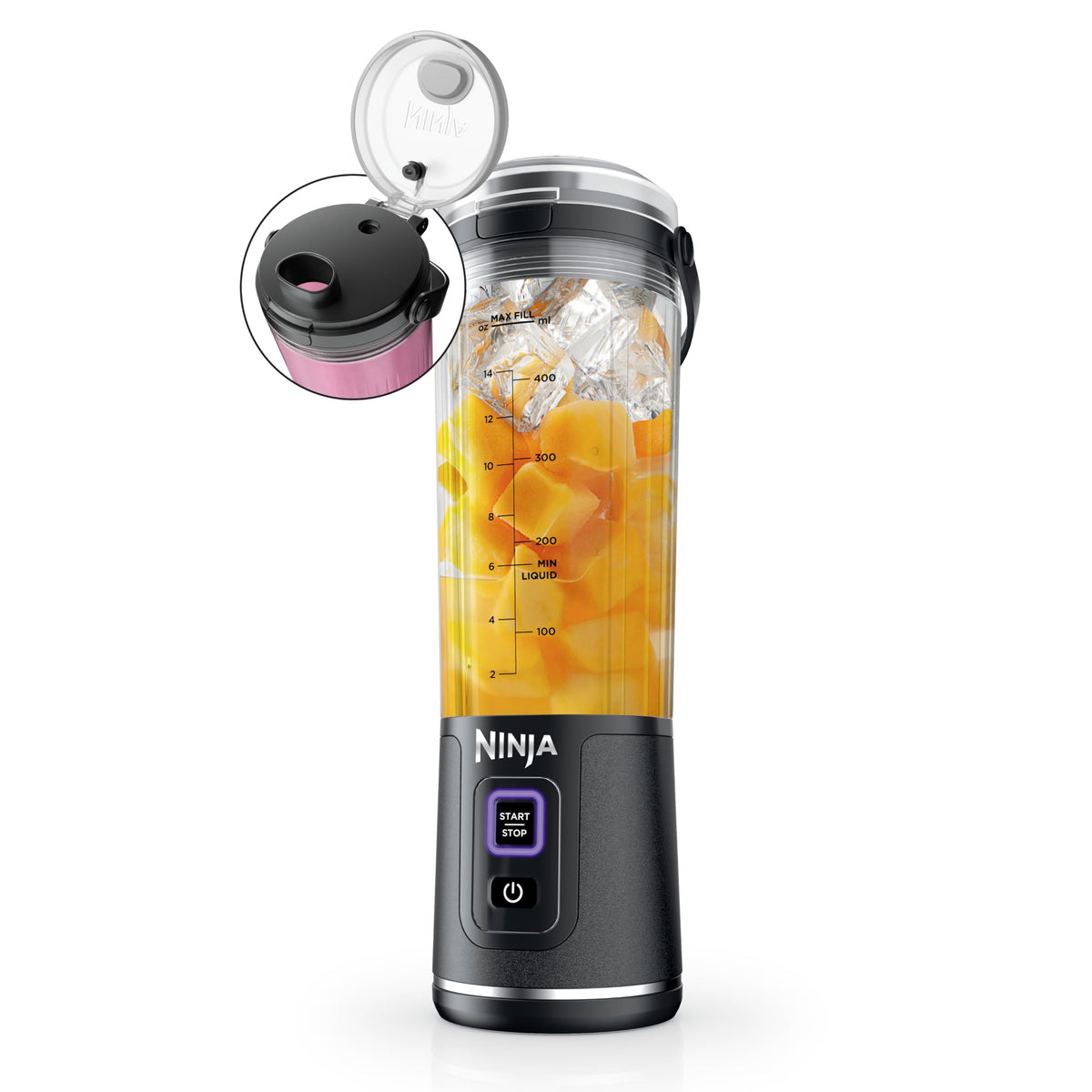 Ninja Cordless Rechargeable 18oz Portable Blender