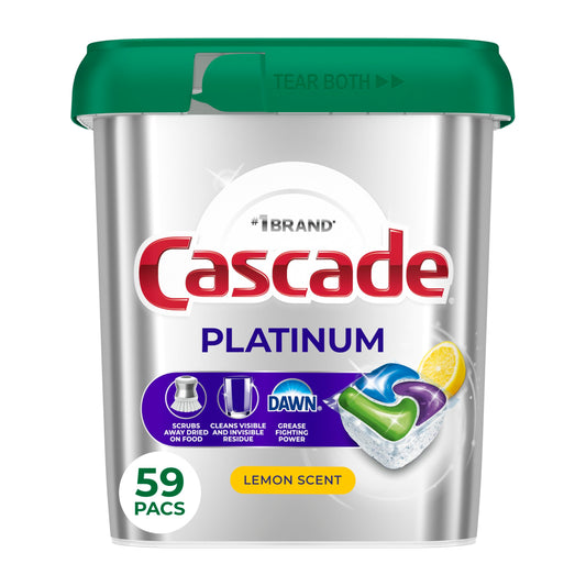 59 Count Cascade Platinum Dishwasher Pods