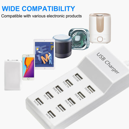 10-Port USB Charging Station by Haioulun