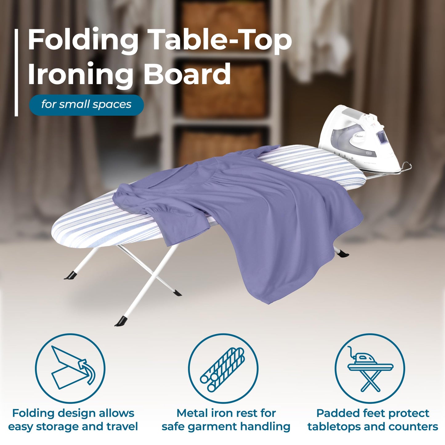 Folding Tabletop Ironing Board by Honey-Can-Do