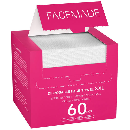 FACEMADE 60 Ct Soft Biobased Face Towels