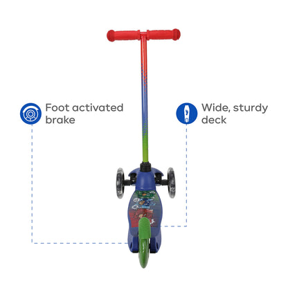 PJ Masks 3-Wheel Kick Scooter with Light Up Wheels