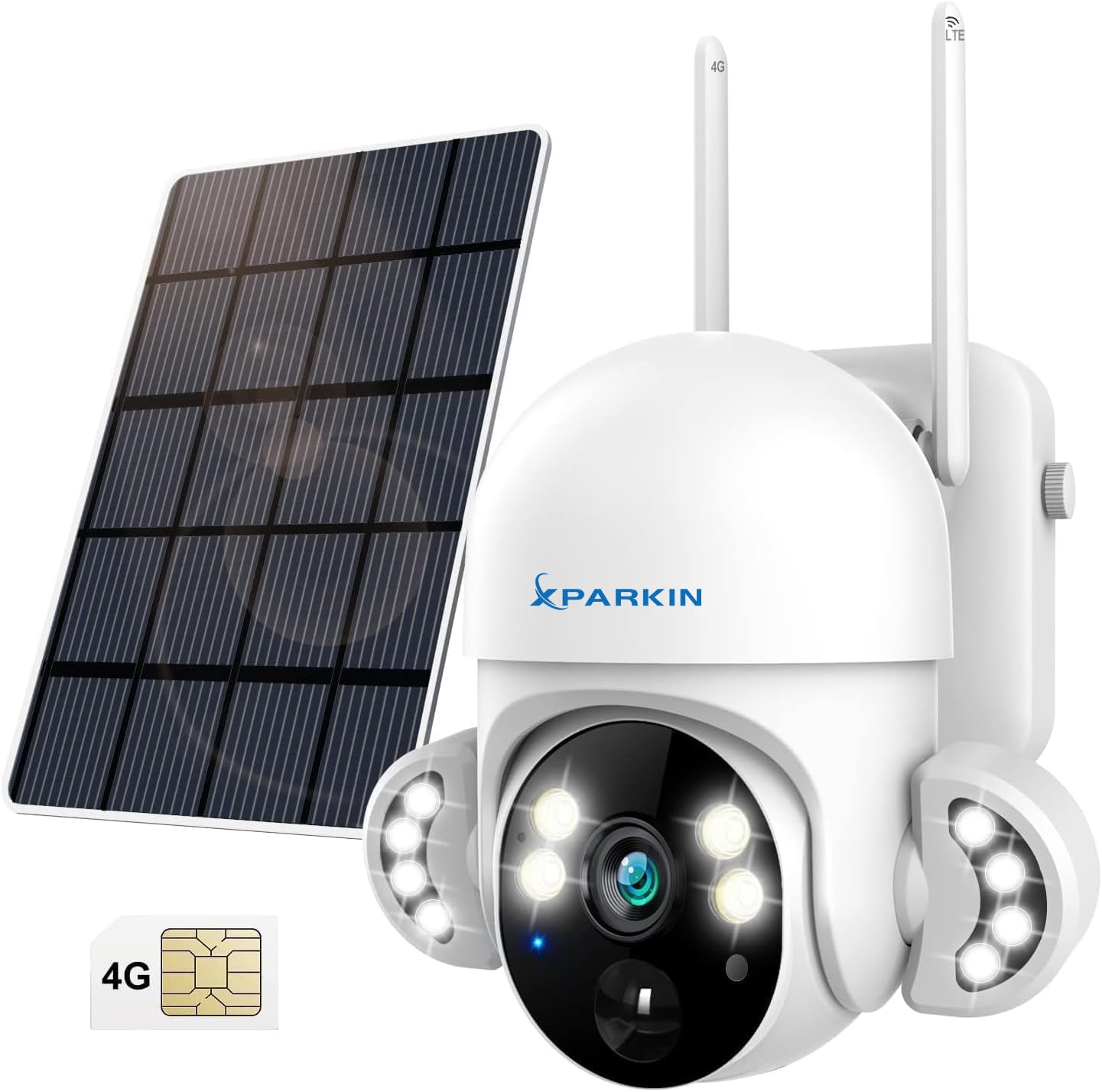 Xparkin 4G LTE Solar Outdoor Security Camera