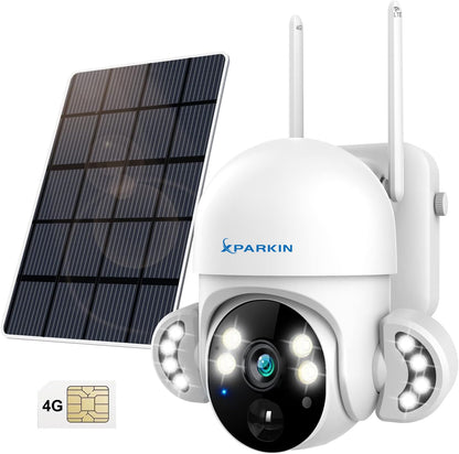 Xparkin 4G LTE Solar Outdoor Security Camera