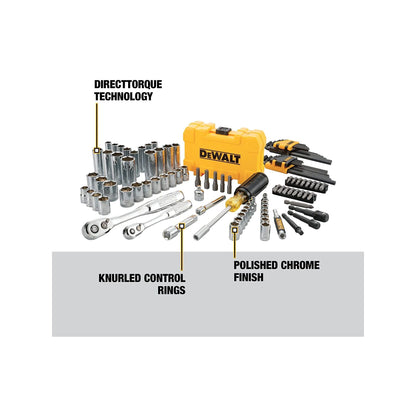 DEWALT 108-Piece Mechanics Tool and Socket Set