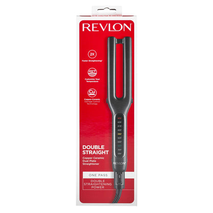 Revlon Copper Ceramic Hair Straightener with Plates