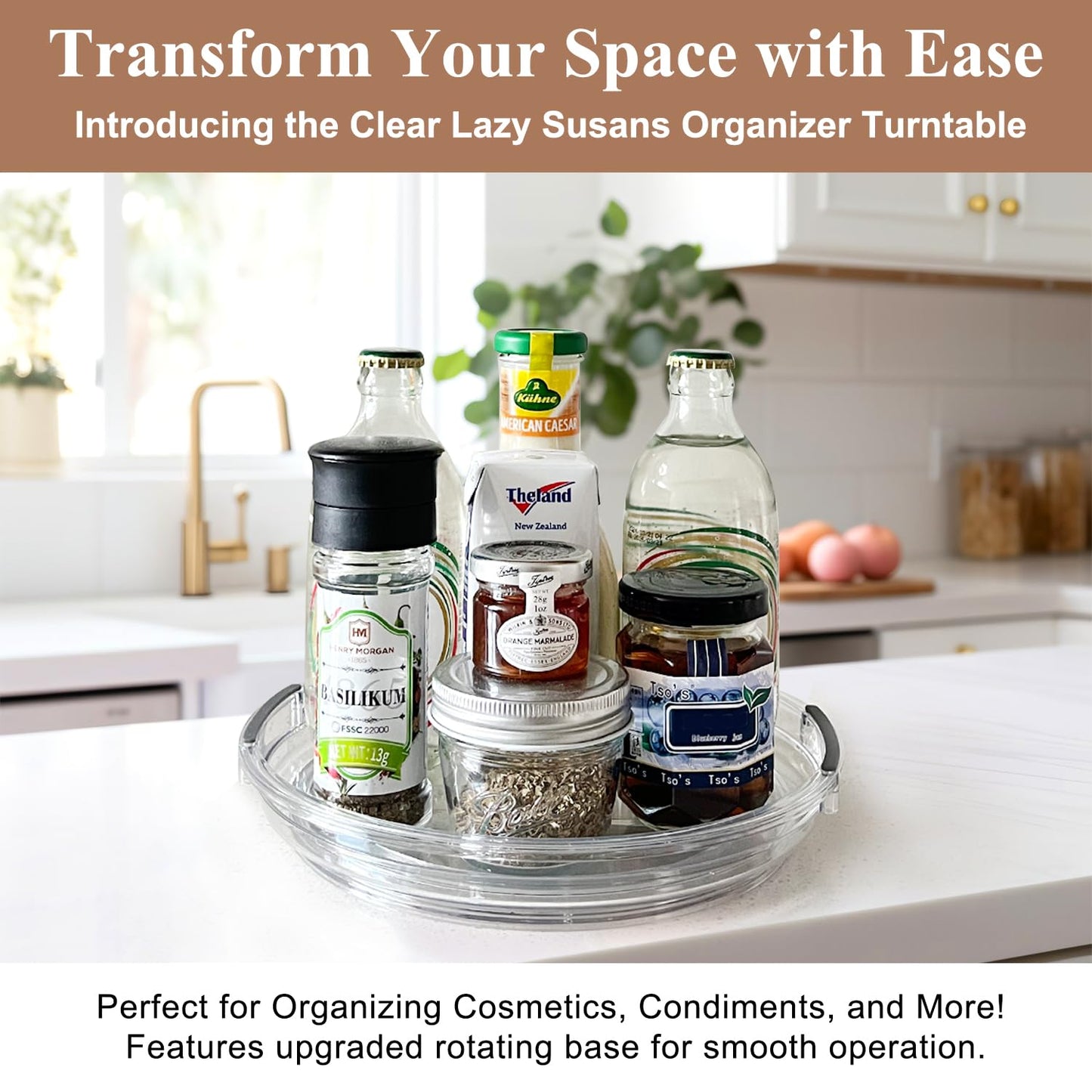 9.25 Inch Lazy Susan Organizer Set of 4
