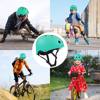 Dual Certified Skateboard and Bike Helmet for All