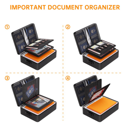 Fireproof Waterproof Document Organizer by DocSafe