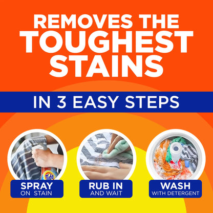 2 Pack Tide Stain Remover Spray for Tough Stains