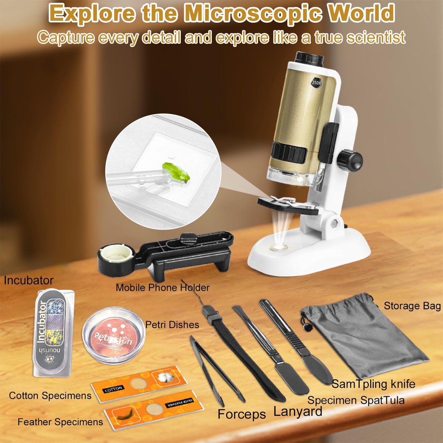 SETFLAGS Microscope for Kids