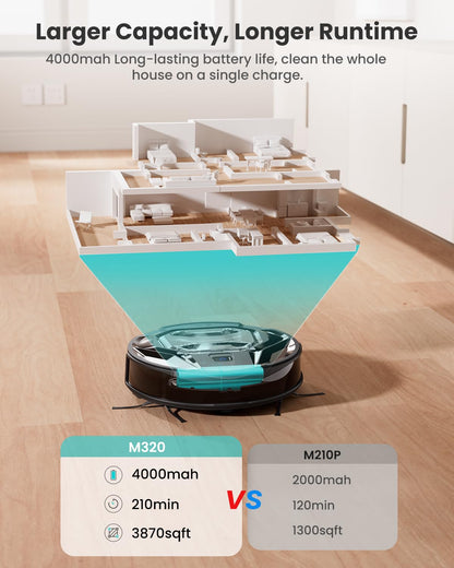 Lefant Robot Vacuum Cleaner with Alexa, 6000 Pa