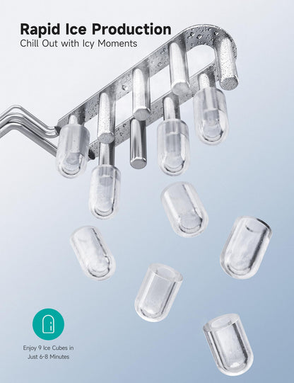 Portable Ice Maker Machine by Hicozy