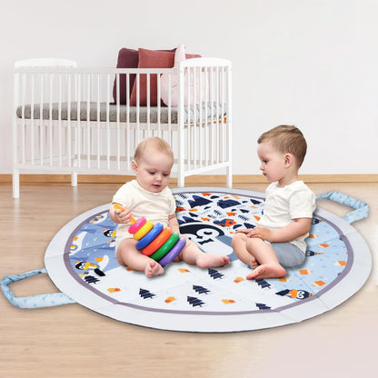 Tummy Time Play Mat for Baby Girls