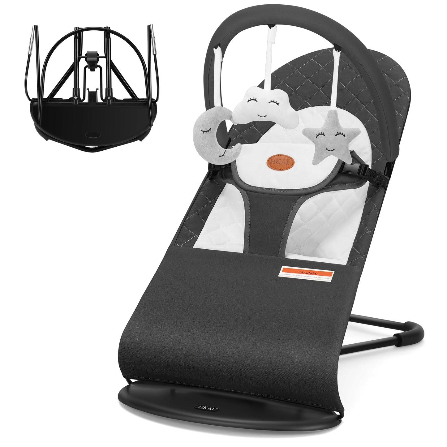 Portable Baby Bouncer Seat for Infants 0-18 Months