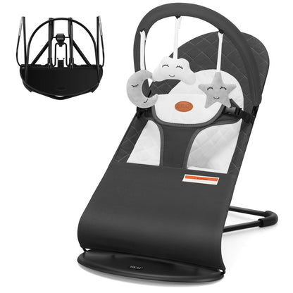Portable Baby Bouncer Seat for Infants 0-18 Months