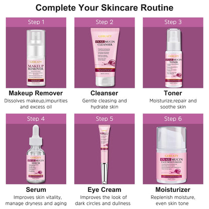 Hydrating Snail Mucin Skin Care Gift Set