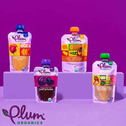 12 Pack Plum Organics Toddler Food Pouches