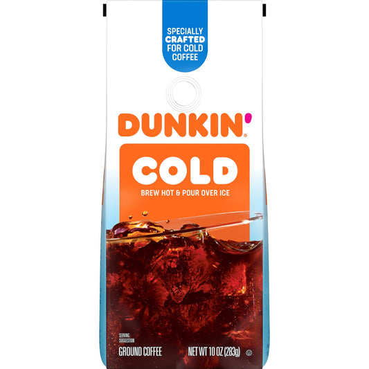 6 Pack Dunkin' Cold Ground Coffee