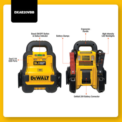 20-Volt DEWALT Jump Starter and Battery Booster