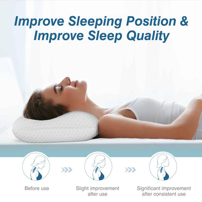 Cooling Memory Foam Pillow for Side Sleepers