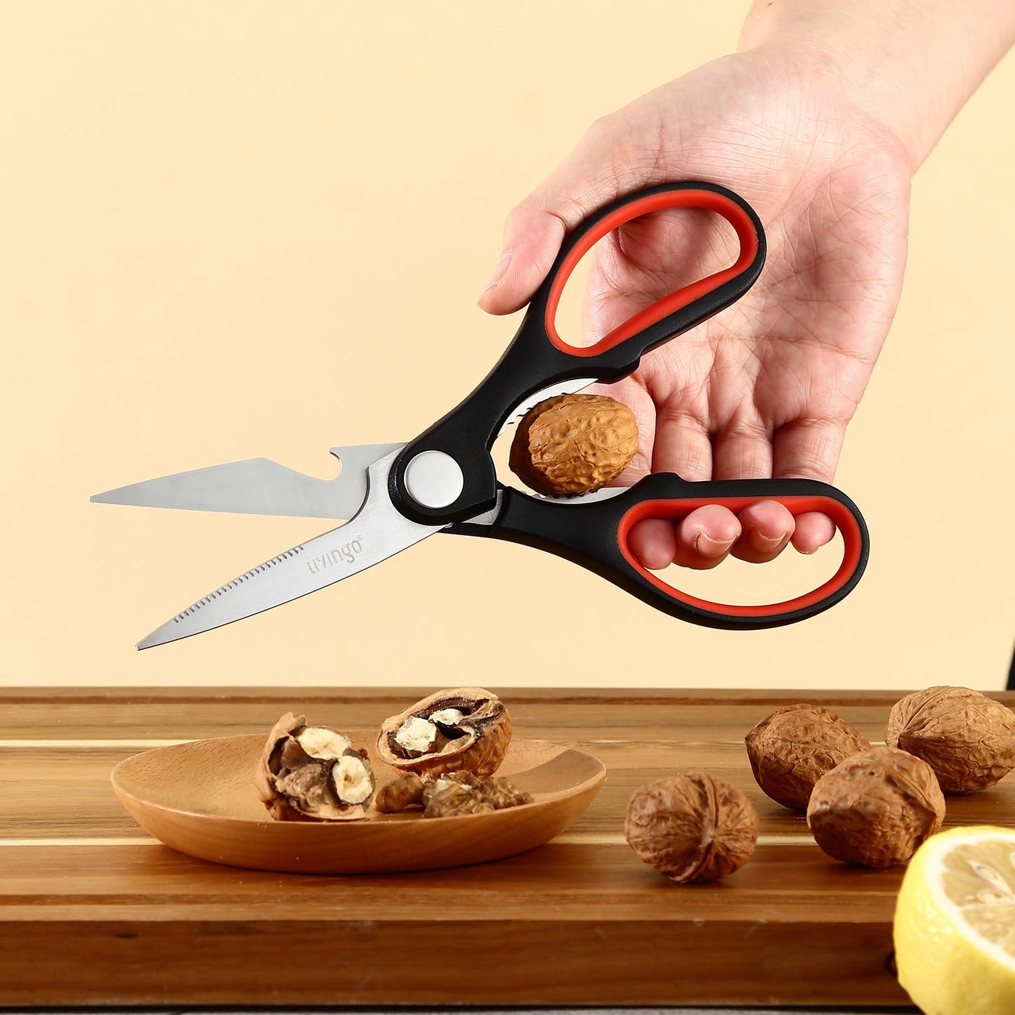2 Pack LIVINGO Heavy Duty Kitchen Scissors