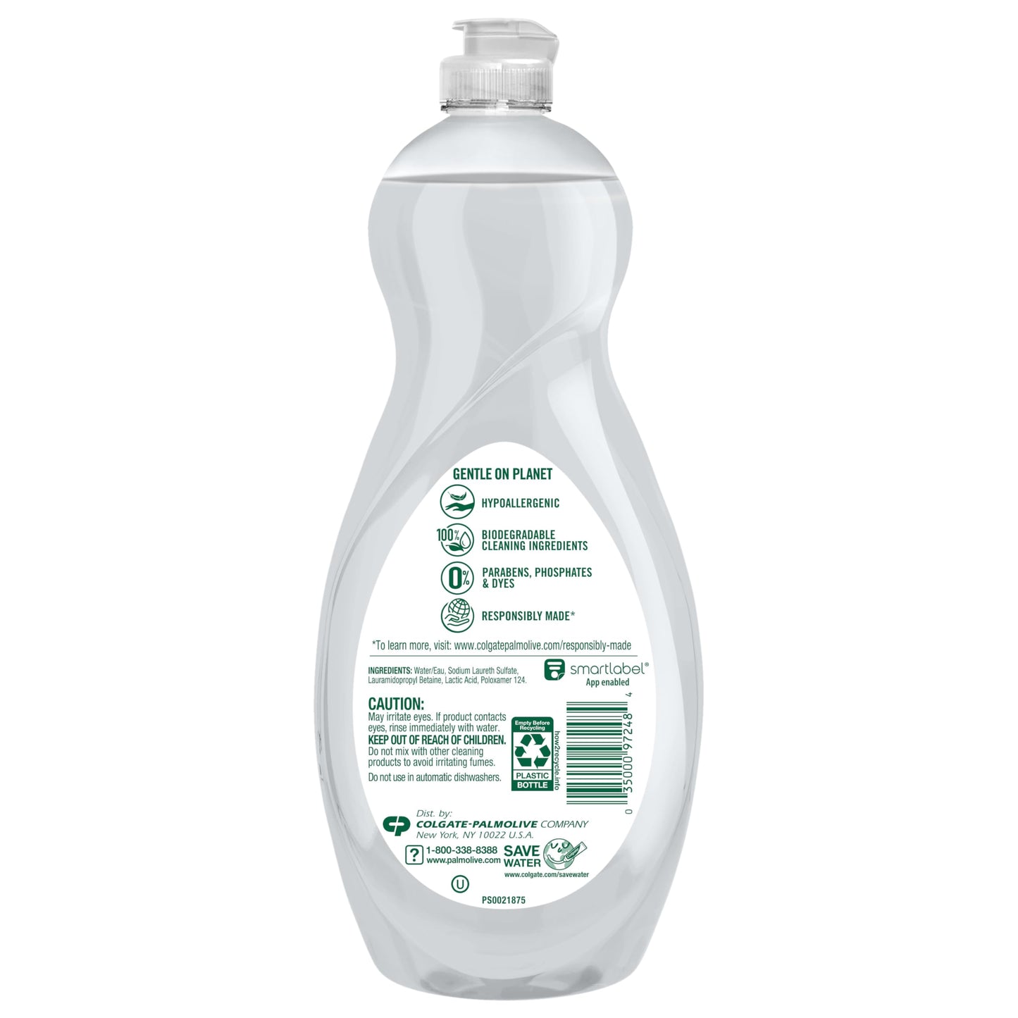 Palmolive Dish Soap, Pure + Clear, 32.5 oz