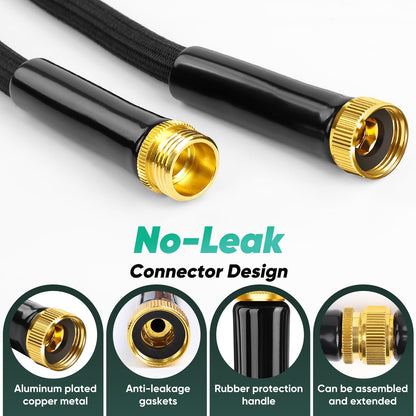100FT Non-Expanding Garden Hose by Lipoliftco