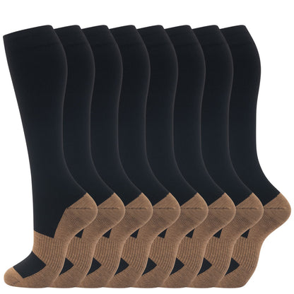 8 Pairs Compression Socks for Men & Women