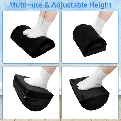 Ergonomic Under Desk Foot Rest for Pain Relief