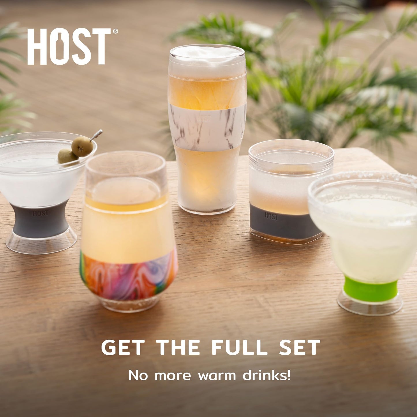 2 Pack HOST Wine Glass Cooling Tumblers