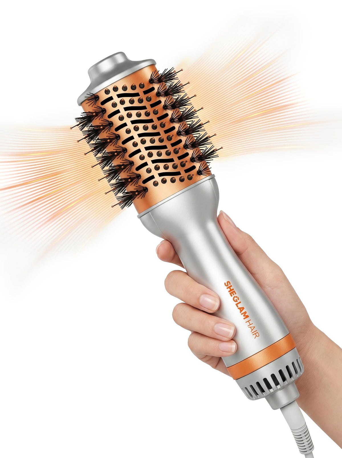 Dual Voltage Travel Hot Air Blow Dryer Brush