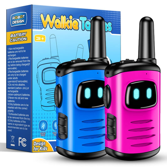 Mini Robots Walkie Talkies for Kids 3-8