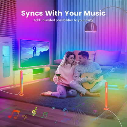 Smart LED Light Bars with App Control and Music Sync