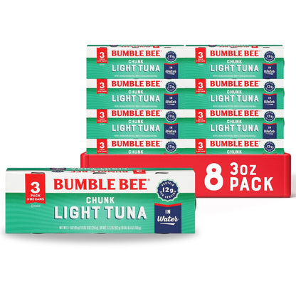 24 Pack Bumble Bee Chunk Light Tuna Cans