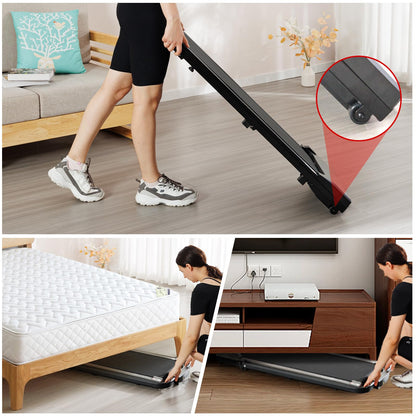 Portable 2-in-1 Treadmill for Home & Office