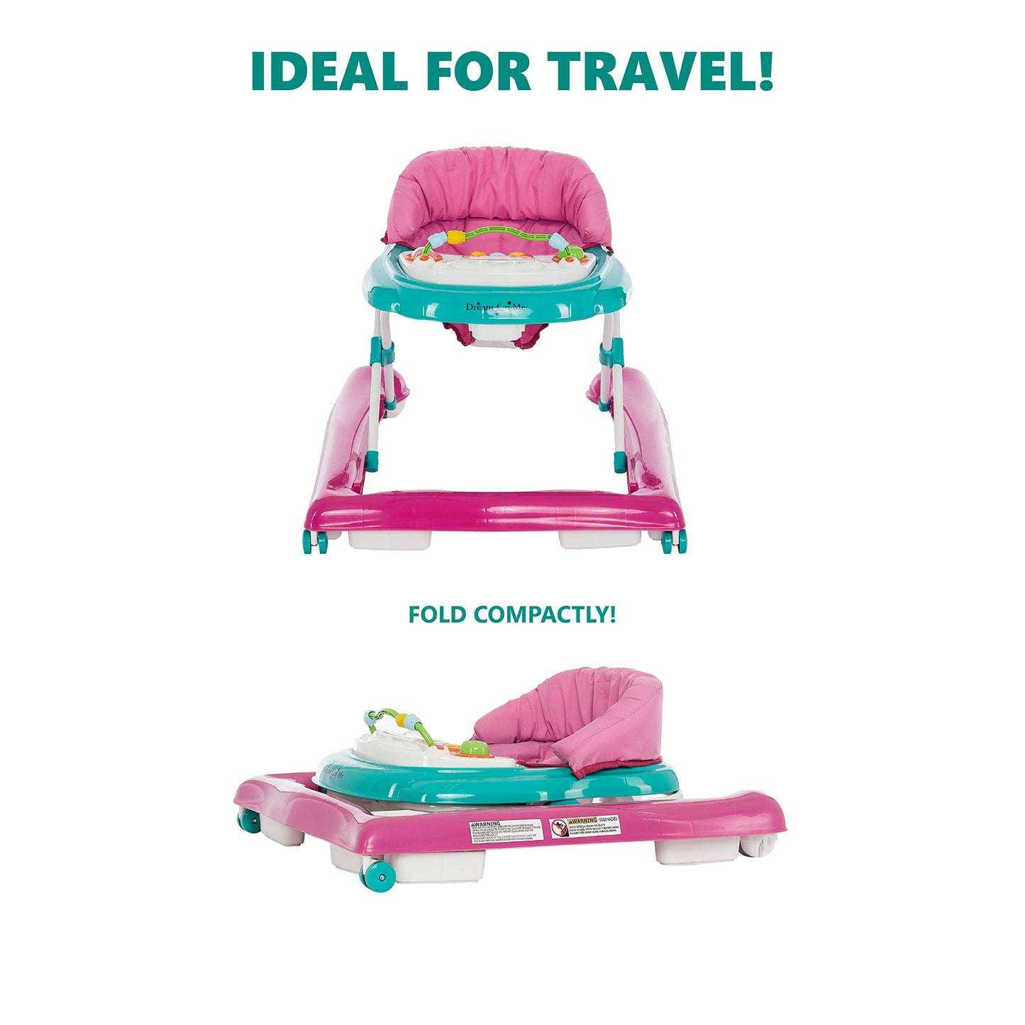 Dream On Me 2-in-1 Adjustable Baby Walker