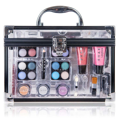 SHANY Makeup Train Case with Eye Palettes & Brushes