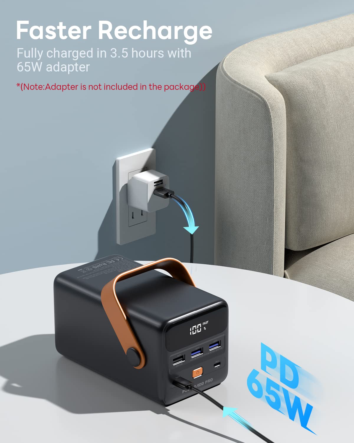 POWERADD PRO 50000mAh USB C Power Bank