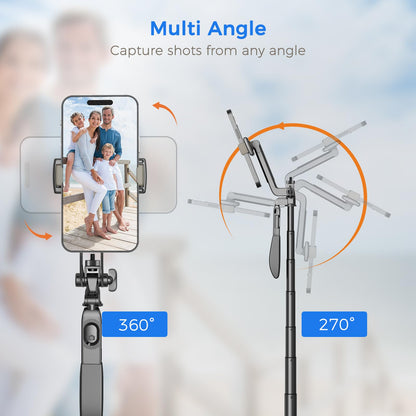 Extendable Selfie Stick Tripod with Remote Control