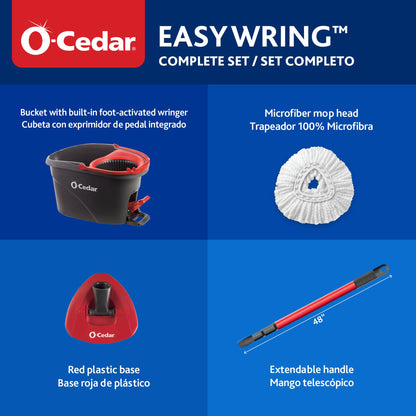 O-Cedar EasyWring Microfiber Spin Mop System