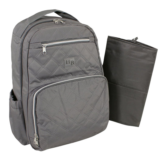 Hudson Baby Premium Diaper Bag Backpack, Charcoal