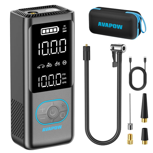 AVAPOW Portable Tire Inflator 150 PSI Compressor