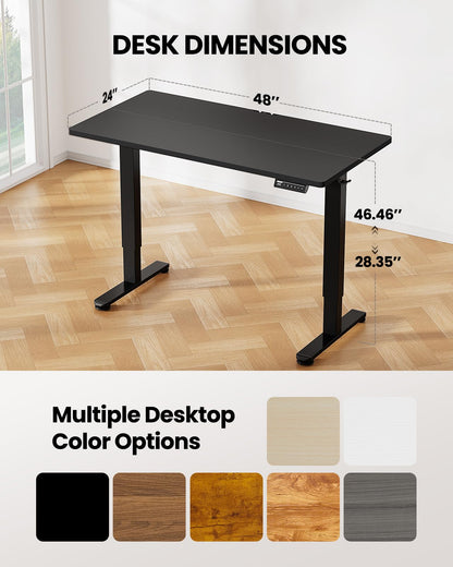 ErGear Adjustable Electric Standing Desk 48x24