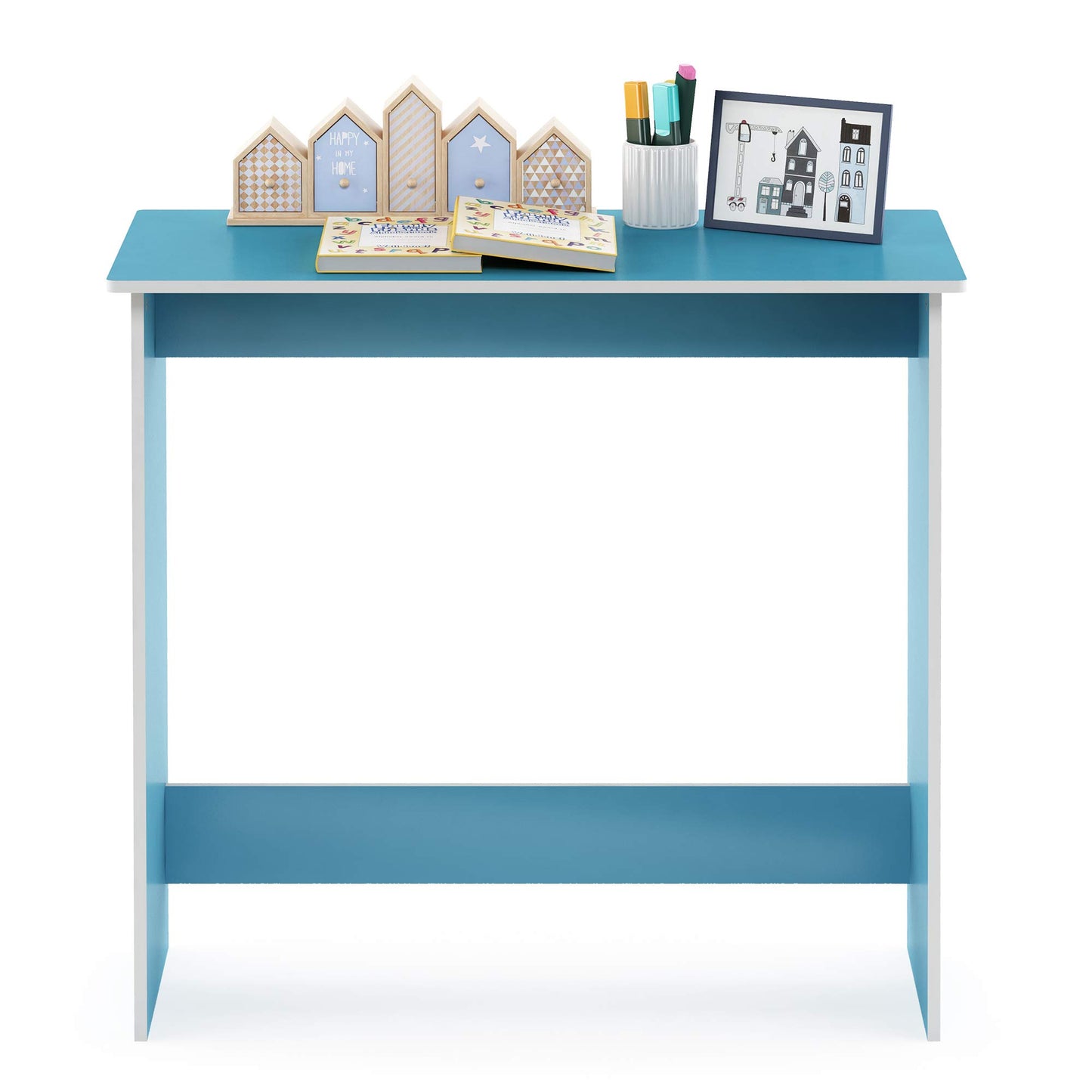 Furinno Light Blue Study Table for Home Office