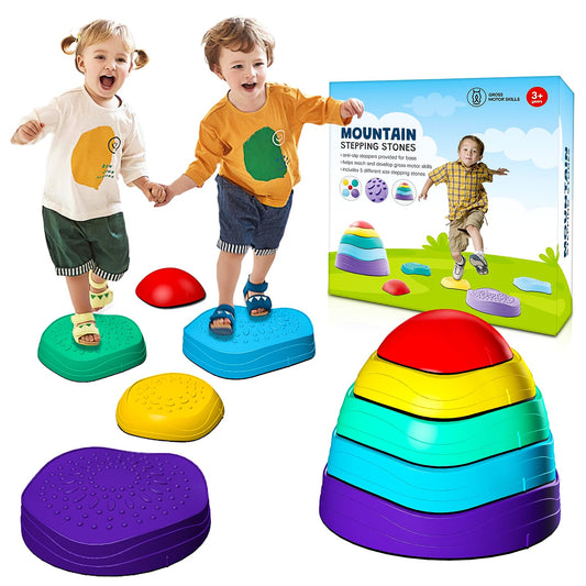 5 Pcs Non-Slip Stepping Stones for Kids