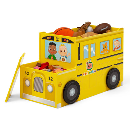 CoComelon School Bus Toy Box by Delta Children