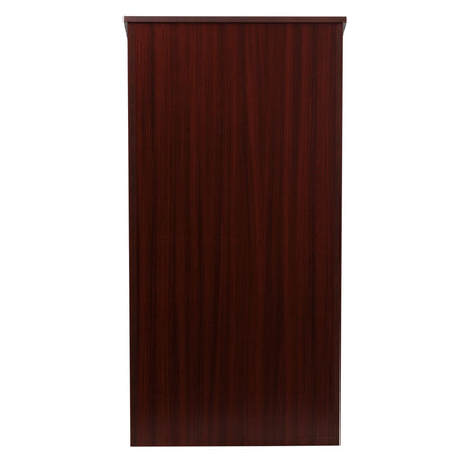 Flash Furniture Mysta Stand-Up Lectern in Mahogany